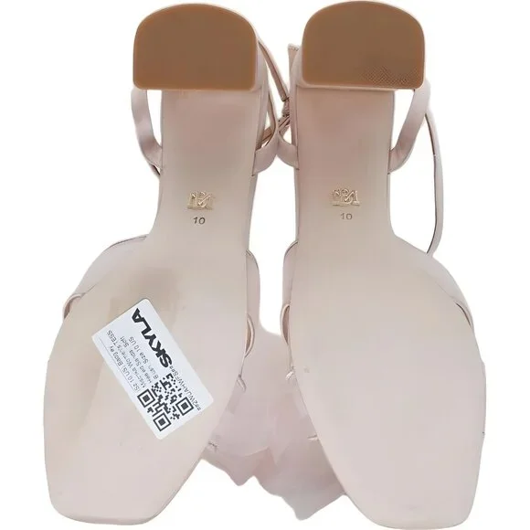 Badgley Mischka TESS Heeled Sandals Soft Blush Women Shoes Size 10 US - Picture 6 of 6
